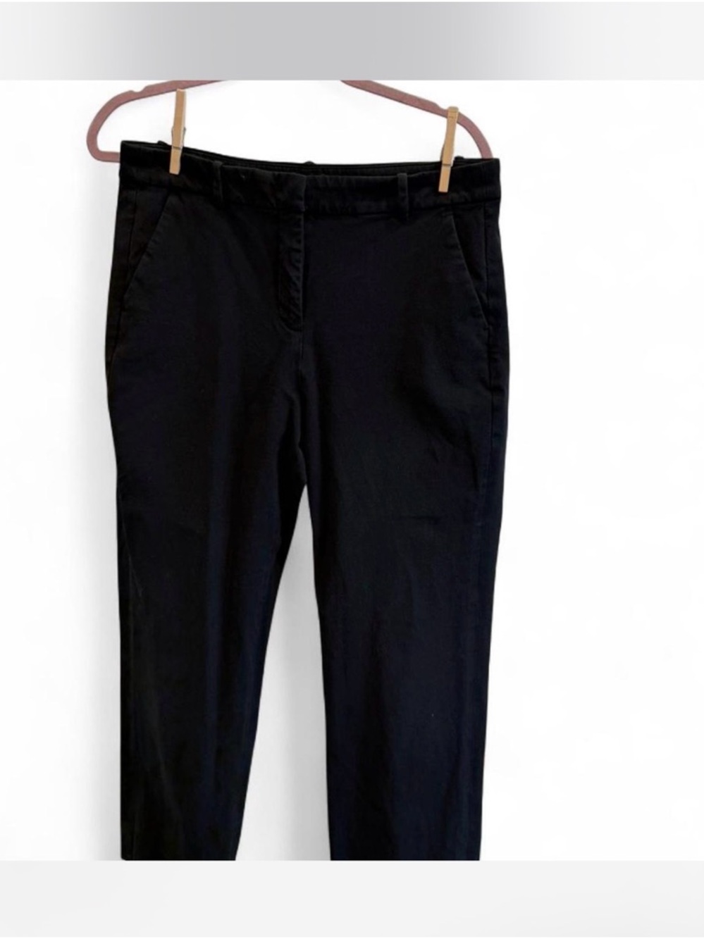 Classic Kallie Black Straight-Leg Pants